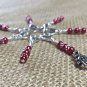 Handmade Clip-On Red Ladybug Stitch Markers - For Knit Or Crochet
