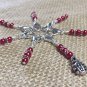 Handmade Clip-On Red Ladybug Stitch Markers - For Knit Or Crochet