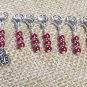 Handmade Clip-On Red Ladybug Stitch Markers - For Knit Or Crochet