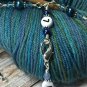 Knitting Row Counter, Blue 1-100 Chain Counter, Numbered Stitch Marker