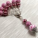Knitting Stitch Markers (SNAG FREE) with Pink Clip Holder, Knitting Tools