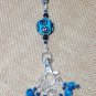 Handmade Knitting Stitch Marker Necklace Set (SNAG FREE)- Blue Swirl