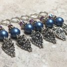 6 Owl Stitch Markers (SNAG FREE)- Handnade Knitting Tools