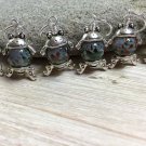 6 Little Frog Stitch Markers (SNAG FREE)- Handmade Knitting Tools