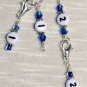 0-99 Row Counting Stitch Markers & Matching Holder- Markers Piggyback For 0-99
