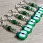 Green Apple Stitch Markers (SNAG FREE)- set of 6