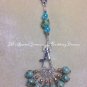 Handmade Knitting Blue Stitch Marker Necklace Set (SNAG FREE)