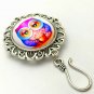 Hand Crafted Hot Cocoa Owl Portuguese Knitting Pin- MAGNETIC ID Badge Holder