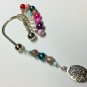 Multi Color Knitting Stitch Markers & Tree of Life Horseshoe Holder (SNAG FREE)