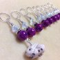 Handmade Bunny Knitting Stitch Marker Set (SNAG FREE)