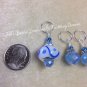 Handmade Blue Knitting Stitch Markers (SNAG FREE) | Set of 9 | Fit up to US10.5