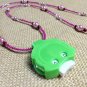 Handmade Beaded Pink Stitch OR Row Counter Necklace- Counts 0 To 99