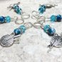 6 Beaded Yarn Ball Stitch Markers (SNAG FREE)- Handmade Knitting Tools