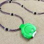 Handmade Beaded Purple Stitch OR Row Counter Necklace- Counts 0 To 99