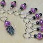 SNAG FREE Owl Stitch Marker Set for Knitting | Gift for Knitters