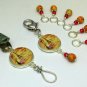 Eiffel Tower Portuguese Knitting Pin & Stitch Markers