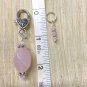 SNAG FREE Pink Cloud Crystal Stitch Markers & Matching Beaded Holder-