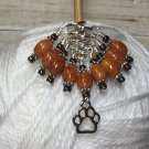 Puppy Paw Knitting Stitch Marker Set (SNAG FREE)- Set of 9