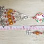 SNAG FREE Butterfly Stitch Marker Charm Set- Orange