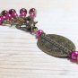 SNAG FREE Stitch Markers & Decorative Brass Holder- Knitting Tools