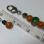 Orange Ombr&Atilde;&copy; Stitch Marker Set With 6 Snag Free Markers AND Holder