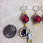 Knitting Stitch Markers (SNAG FREE)- Washington Redskins