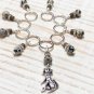 Dalmatian Knitting Stitch Marker (SNAG FREE)- 9pc. Beaded Marker Set