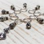 Dalmatian Knitting Stitch Marker (SNAG FREE)- 9pc. Beaded Marker Set