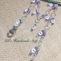 Knitting Row Counter- Purple 1-10 Chain Style Counter- numbered stitch marker