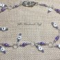 Knitting Row Counter- Purple 1-10 Chain Style Counter- numbered stitch marker