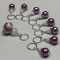 Handmade Snag Free Pink Knitting Stitch Marker Set