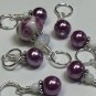 Handmade Snag Free Pink Knitting Stitch Marker Set