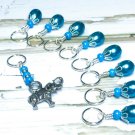 Snag Free Beaded Elephant Stitch Markers for Knitting