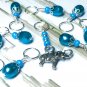 Snag Free Beaded Elephant Stitch Markers for Knitting