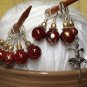 Red Knitting Stitch Marker Set (SNAG FREE)- Set of 9- Ballerina- Dance