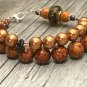 Gingersnap Abacus Counting Bracelet, Knitting Row Counter, Handmade