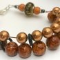 Gingersnap Abacus Counting Bracelet, Knitting Row Counter, Handmade