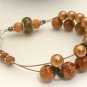 Gingersnap Abacus Counting Bracelet, Knitting Row Counter, Handmade