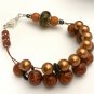 Gingersnap Abacus Counting Bracelet, Knitting Row Counter, Handmade