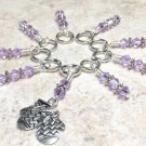 Handmade Knitting Stitch Markers (SNAG FREE)- Mittens