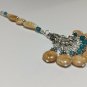 Stitch Marker Set with Lanyard (SNAG FREE)- Beaded Honey Teal