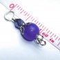 Periwinkle Celtic Knot Stitch Markers for Knitting- Set of 6