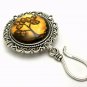 Amber Tree Magnetic Portuguese Knitting Pin- ID Badge Holder