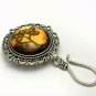Amber Tree Magnetic Portuguese Knitting Pin- ID Badge Holder