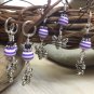 6 Cute Honey Bee Stitch Markers (SNAG FREE)- Knitting Tools