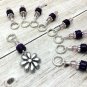Daisy Flower Stitch Marker Set for Knitters- Snag Free