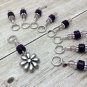 Daisy Flower Stitch Marker Set for Knitters- Snag Free