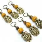 6 Bronze Owl Stitch Markers (SNAG FREE)- Handmade Knitting Tools