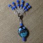 Handmade beaded Knitting Stitch Markers (SNAG FREE) with Clip Holder