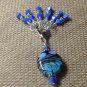 Handmade beaded Knitting Stitch Markers (SNAG FREE) with Clip Holder